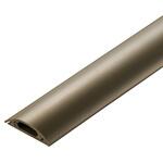 LD-GA1207MBR 配線カバー 床用 モール ( 長さ1m × 幅30mm ) R形状 配線隠し ケーブルカバー エレコム