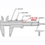 ノギス部品イタバネ Mitutoyo(ミツトヨ)