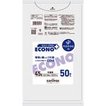 エコノプラス NOCOO IN HD+LL+CC半透明45L 50P 017 日本サニパック エコノプラス NOCOO IN HD+LL+CC半透明45L 50P 017 日本サニパック