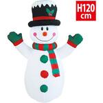 エアブロー ファンシースノーマン(高さ：H120cm) アルファ[販促]