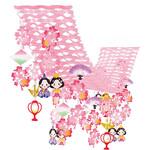 桃色ひなまつりプリーツハンガー アルファ[販促]