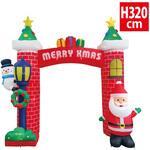 エアブロー クリスマスキャッスル(高さ：H320cm) アルファ[販促]