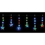 クリスマスイルミネーション LED6連スターカーテンライト 61球 幅155×高さ73cm ストア・エキスプレス