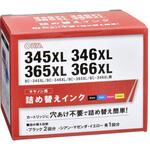 キヤノン用詰め替えインク BC-345XL/346XL/365XL/366XL 4色 オーム電機 キヤノン用詰め替えインク BC-345XL/346XL/365XL/366XL 4色 オーム電機