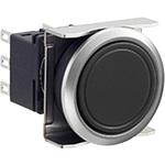 フラッシュシルエットLBWシリーズ 押ボタンスイッチ 丸平形・黒色ベゼル IDEC(和泉電気)