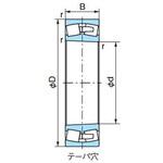 自動調心ころ軸受 23100番台 もみ抜き保持器 K NACHI(不二越)