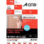 ラベルシールプリンタ兼用 マット紙ラベル キレイにはがせる