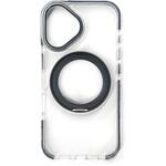 iphone16用 Magsafe対応回転リングスタンドクリアケース エアージェイ