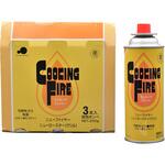 CB-3P×16 ガスボンベ カセットコンロ用 クッキングファイヤー グリーンウッド