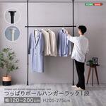 つっぱりハンガーラック 1段 幅200cm ホームテイスト