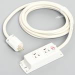 抜止OAタップ2個口コード付 アメリカン電機
