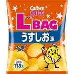 カルビー ポテトチップス LサイズBAG うすしお味 118gx12 カルビー