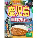 ハチ食品 るるぶ 鹿児島黒豚カレー中辛 180gx20 ハチ食品