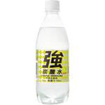 友桝飲料 強炭酸水 レモン ペット 500mlx24 友桝飲料