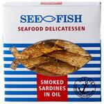 SEEFISHスモークドオイルスプラット 120gx14 SEEFISH