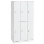 レスピアロッカー 6人用3列2段900W プッシュ錠 オカムラ(岡村製作所)