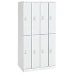 レスピアロッカー 8人用4列2段900W プッシュ錠 オカムラ(岡村製作所)