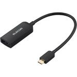 AD-CDPBK3 USB Type-C - DisplayPort 変換 ( USB-C プラグ to DP ( ディスプレイポート )×1 ) 4K 60Hz エレコム