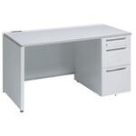 アドバンス 右片袖3段B5 中央引出し無 コンセント対応タイプ パネル脚 オカムラ(岡村製作所)