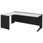 アドバンス L型左用引出無 配線カバーコンセント対応タイプ L脚 オカムラ(岡村製作所)