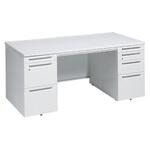 アドバンス 両袖机 4段 中央引出し付(A3対応) スタンダードタイプ オカムラ(岡村製作所)