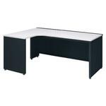 アドバンス L型左用引出付(A3対応) 配線カバーコンセント対応タイプ パネル脚 オカムラ(岡村製作所)