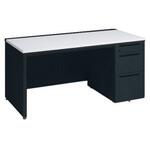 アドバンス 右片袖3段B5 中央引出し付(A3対応) 標準タイプ パネル脚 オカムラ(岡村製作所)