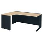 アドバンス L型左用引出付(A3対応) 配線カバー標準タイプ L脚 オカムラ(岡村製作所)