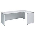 アドバンス L型右用引出無 配線カバーコンセント対応タイプ パネル脚 オカムラ(岡村製作所)