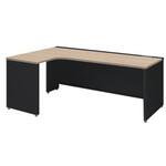 アドバンス L型左用引出無 配線カバーコンセント対応タイプ パネル脚 オカムラ(岡村製作所)