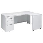 アドバンス L型右用左片袖4段引出付(A3対応) 配線カバー標準タイプ オカムラ(岡村製作所)