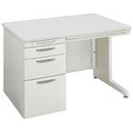 SDデスク 片袖机 4段ロング引出し オカムラ(岡村製作所)