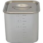 18-8(SUS304)深型角キッチンポット SUGICO(スギコ) 【通販モノタロウ】