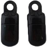 紐金具 コードロック 穴径約5.8mm 2個入り ユタカメイク