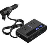 シガーソケットコンセント用電源タップ 2AC+6USB-A+2USB-C TESSAN