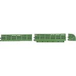 423-014 スーパーチェッカー 75×300mm 中フチー ライトグリーン ミヅシマ工業