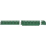 423-022 スーパーチェッカー 75×300mm 中フチ+ ダークグリーン ミヅシマ工業