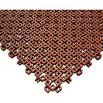420-010  BR チェックチェッカー 150X150mm ブラウン ミヅシマ工業