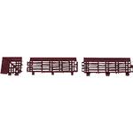 420-022  BR チェックチェッカー 中フチー 65×150mm ブラウン ミヅシマ工業