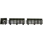 420-015  GN チェックチェッカー 中フチ+ 65×150mm グリーン ミヅシマ工業