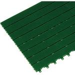 401-068  GN ニューラインマット 150×150×12mm グリーン ミヅシマ工業