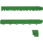 402-210  GN ブラシマットL 中フチ+ 50×300mm グリーン ミヅシマ工業
