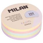 MILAN ラウンド型付箋 パステル 5色 250枚入 MILAN