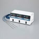フリー電源デジタル温度調節器 0～999℃ K熱電対×3 アズワン