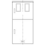 引込開閉器盤用キャビネット2扉2窓屋根付 Panasonic(パナソニック)