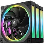 ケースファンx3 [140mm /1700RPM] FL14 3IN1 ブラック R-FL14-BKAPN3-G DEEPCOOL