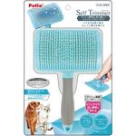 SelfTrimmer プッシュ掃除式 肌に優しいスリッカーブラシ Petio