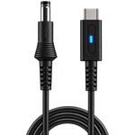 エスエスエーサービス レトロ据置ゲームハード給電用 DC(同軸) - USB-C(オス)電源ケーブル [ 約180cm ] エスエスエーサービス
