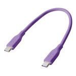 CIO シリコンケーブルN2 CtoC 240W 0.15m パープル CIO CIO シリコンケーブルN2 CtoC 240W 0.15m パープル CIO