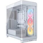 PCケース [ATX /Micro ATX /Extended ATX /Mini-ITX] FRAME 4500X LX-R RGB iCUE LINK Panoramic Glass ホワイト CORSAIR